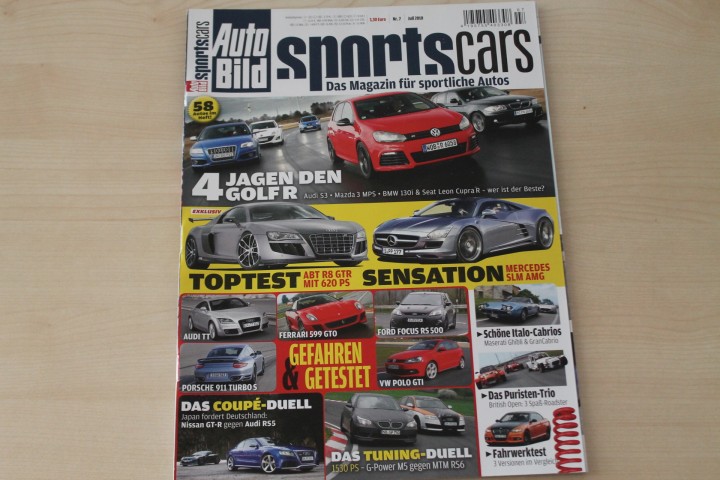Deckblatt Auto Bild Sportscars (07/2010)